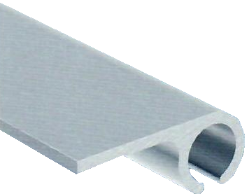 Rail plat keder en aluminium Cover